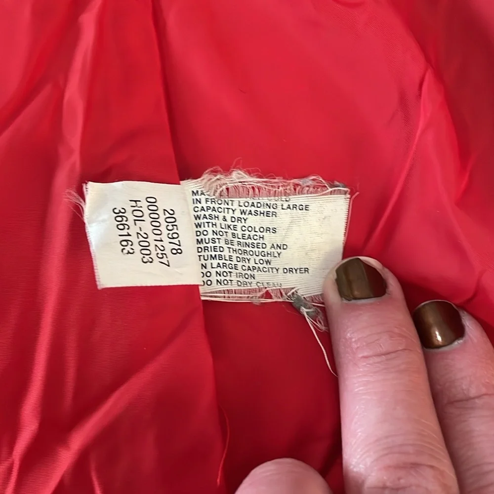 Gap Quilted Down Filled Puffer Vest with Zippered Fleece Lined Pockets sz S - Picture 5 of 6